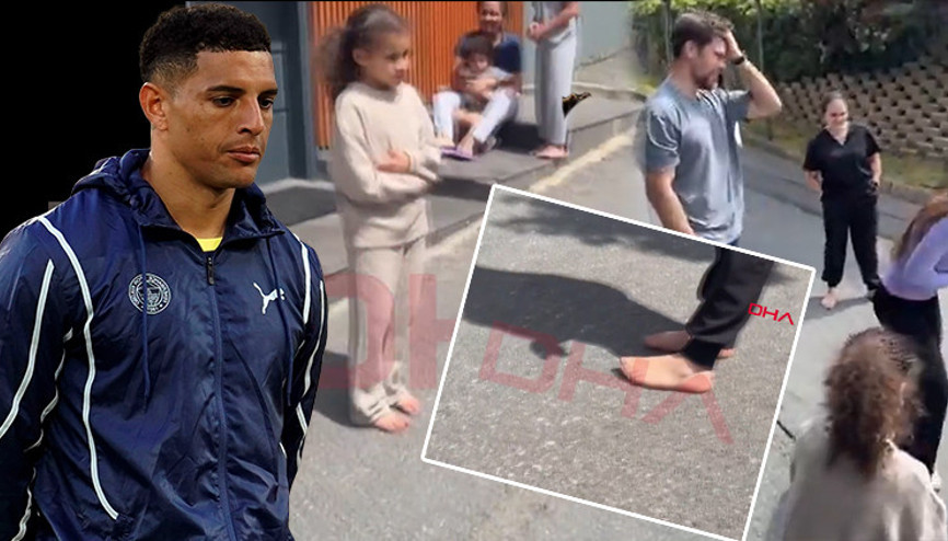 Fenerbahçeli Diego Carlos ve ailesi deprem sonrası kendilerini sokağa attı Fenerbahçeli Diego Carlos ve ailesi deprem sonrası kendilerini sokağa attı