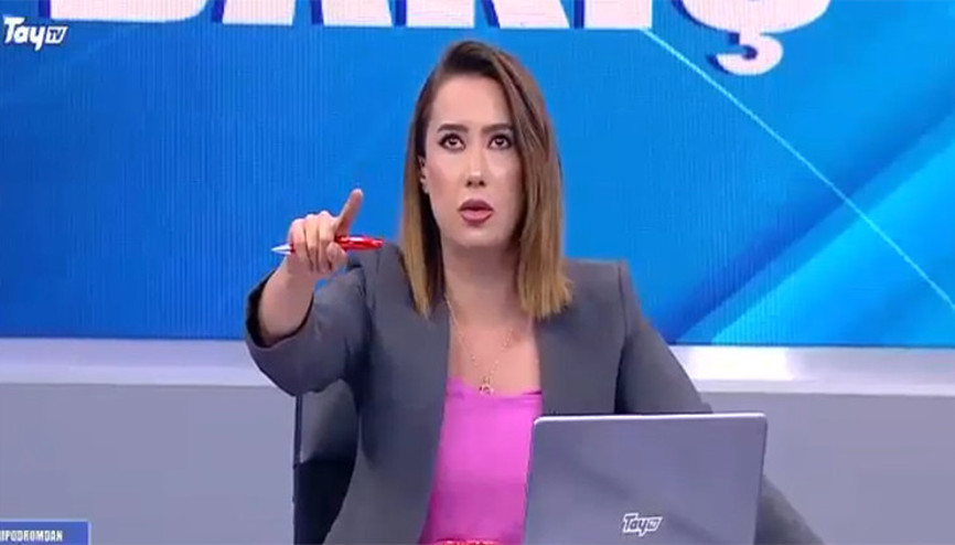 Tay TV canlı yayınında deprem anları Deprem oluyor şu anda değerli izleyenler