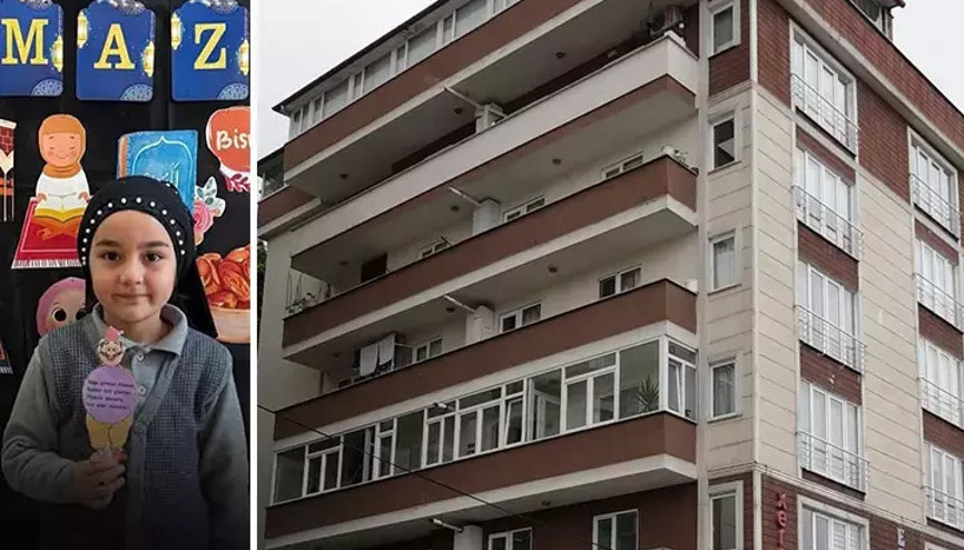 Trabzonda 4’üncü kattan düşen 7 yaşındaki Nurbanu hayatını kaybetti
