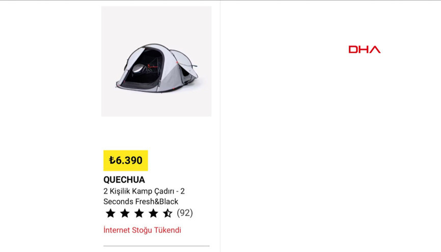 Fırsatçılar iş başında İstanbul depremi ile çadır fiyatları uçtu