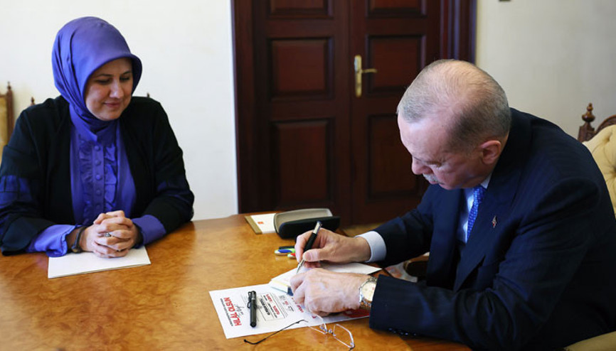 Cumhurbaşkanı Erdoğan, kurban bağışını Türk Kızılaya yaptı