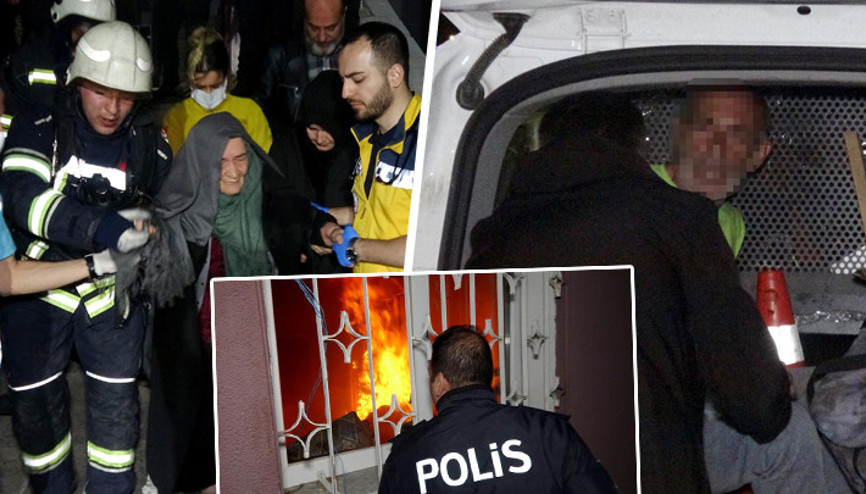 Erzurumda korku dolu anlar Boşanma davasından 1 gün önce evi ateşe verdi Erzurumda korku dolu anlar Boşanma davasından 1 gün önce evi ateşe verdi