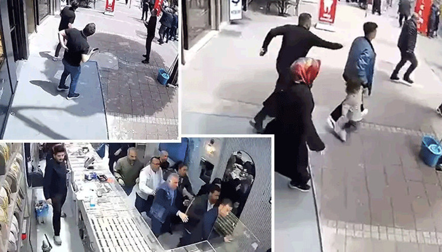Deprem paniğiyle aşağı atlamak istedi: Vatandaşların atlama çığlıkları kameraya yansıdı