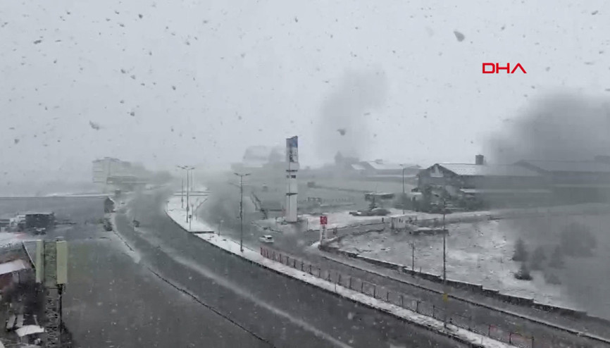 Erciyese nisan karı