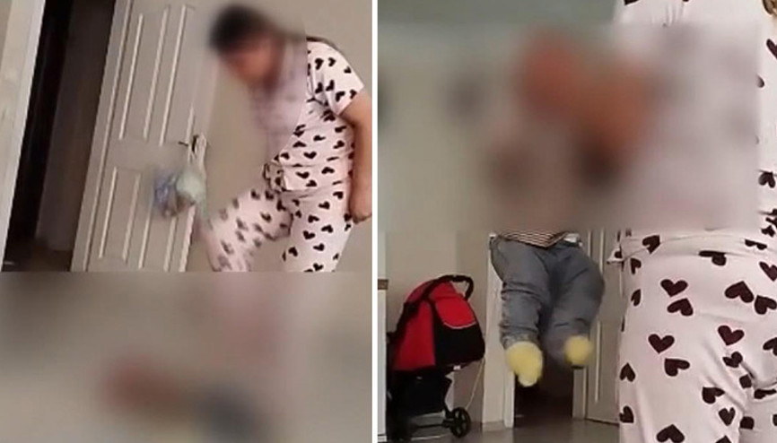 Özbekistanlı bakıcı çocuğa dehşeti yaşattı Özbekistanlı bakıcı çocuğa dehşeti yaşattı