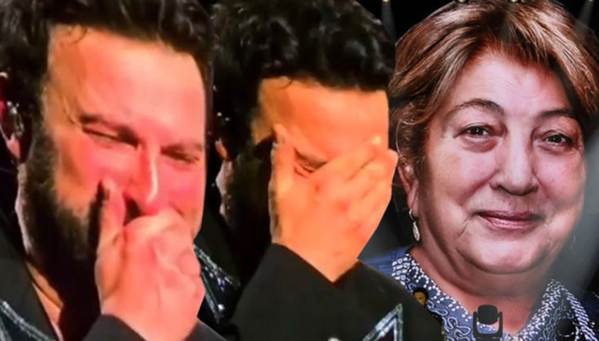 Vefat eden annesi için söyledi... Tarkan’ın gözyaşları