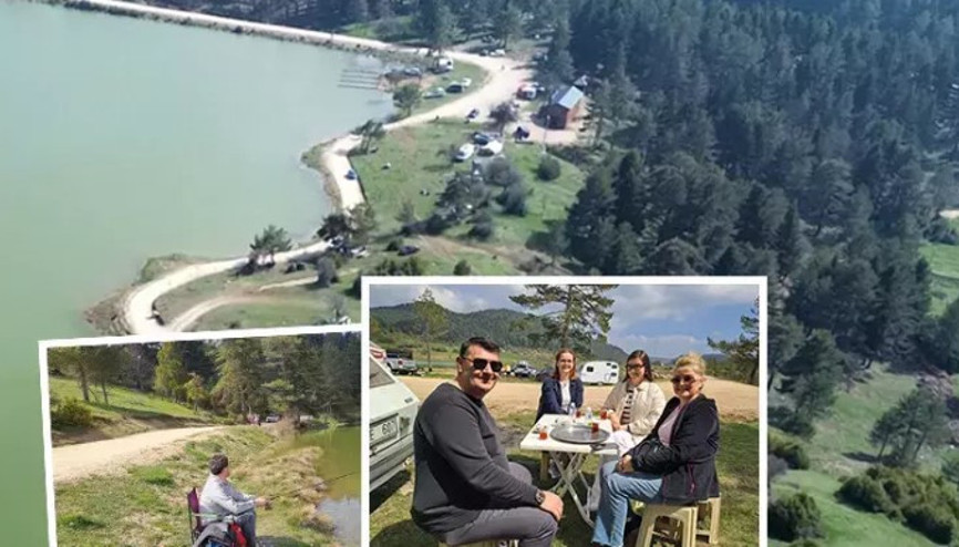 Karagöl Yaylası hafta sonları ziyaretçilerini ağırlıyor