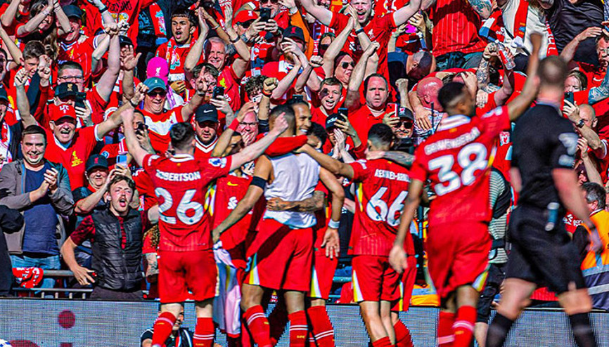 Premier Ligde şampiyon Liverpool Salah tarihe geçti