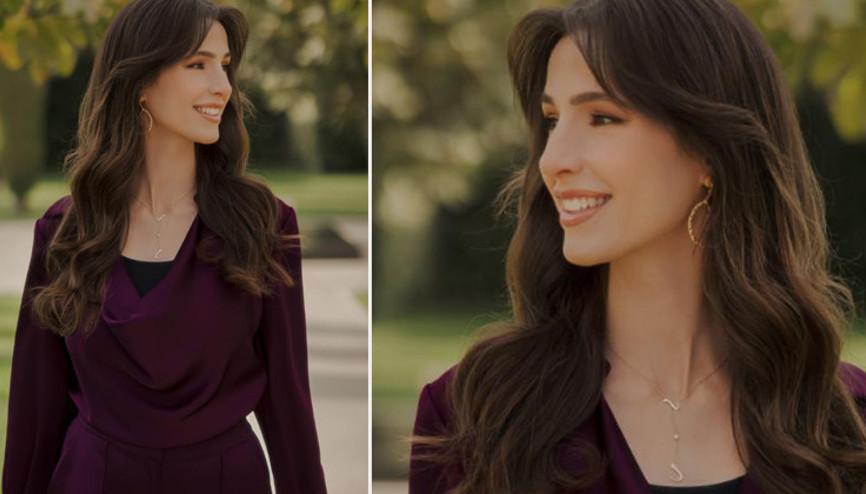 İyi ki doğmuşsun gelin hanım Aşk kolyesini de boynuna astı