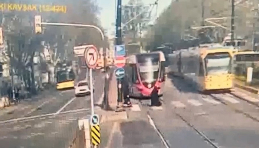 İstanbulda tramvayın çarptığı kadın yaşamını yitirdi