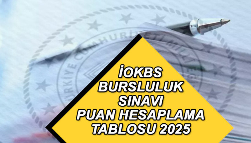 BURSLULUK SINAVI (İOKBS) 2025 PUANI MEB HESAPLAMA FORMÜLÜ || İOKBS Bursluluk Sınavı puanı nasıl hesaplanır, kat sayısı kaç Bursluluk sınavından kaç almak gerekir İşte merak edilen detaylar