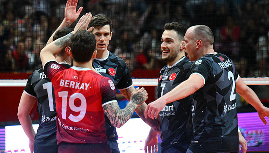 Efeler Liginde şampiyon Ziraat Bankkart