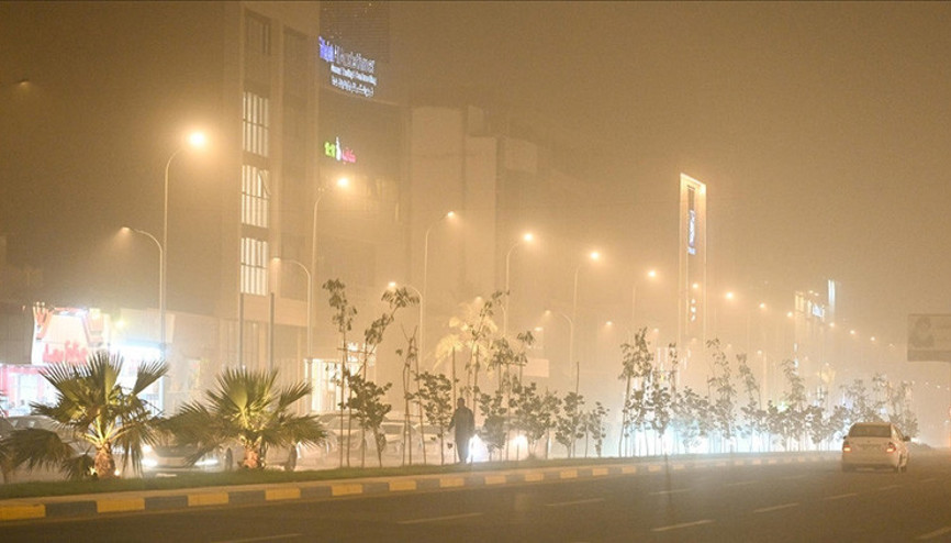 Orta Doğuda kum fırtınası