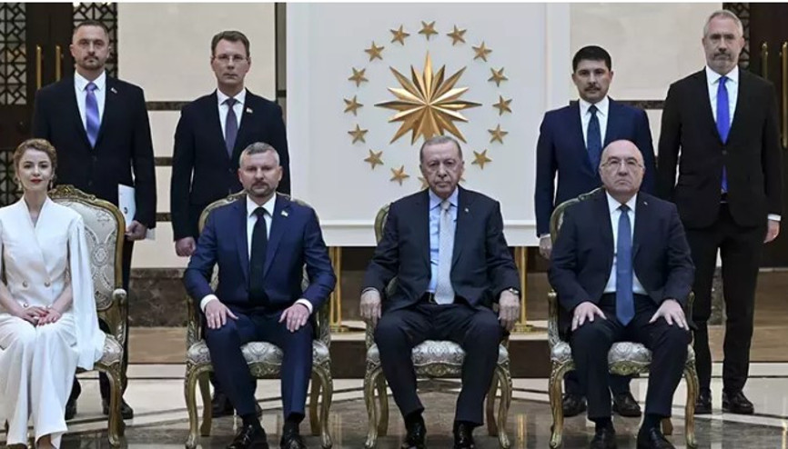 Cumhurbaşkanı Erdoğan’a, Belarus, Brezilya, Ekvator, Gürcistan ve Vietnam büyükelçilerinden güven mektubu