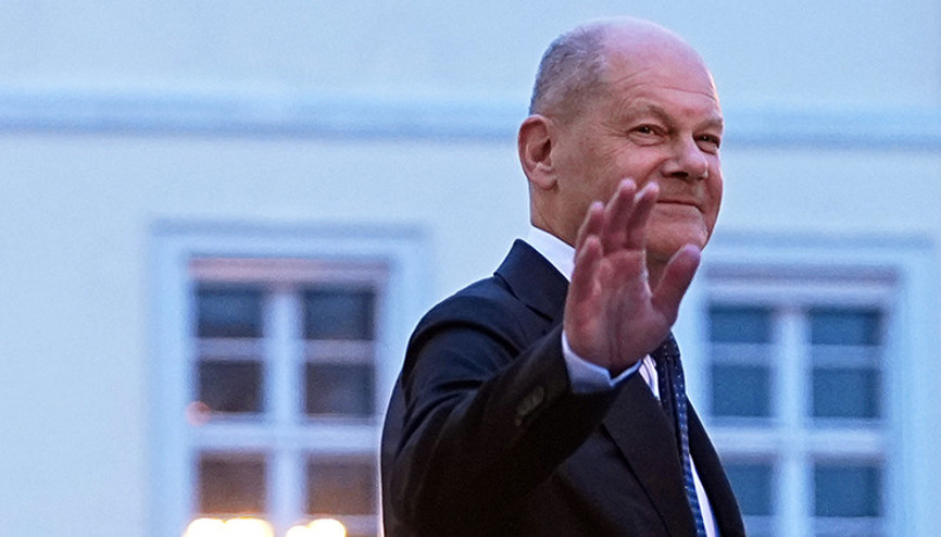 Olaf Scholz’a veda töreni