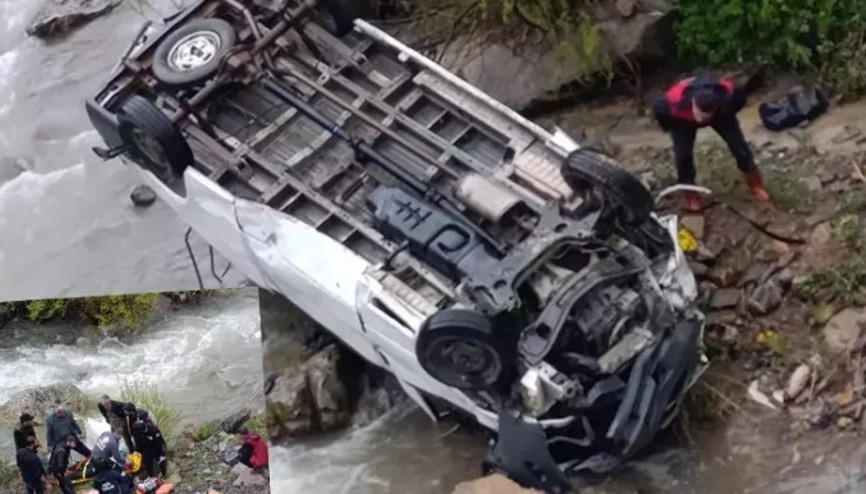 Hakkari’de minibüs dereye devrildi: 2 ölü, 3 yaralı Hakkari’de minibüs dereye devrildi: 2 ölü, 3 yaralı