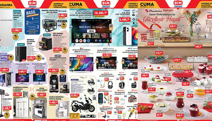 BUGÜN RAFLARDA: BİM ANNELER GÜNÜ HEDİYELERİ 🛒📌 Bim aktüel 9 Mayıs 2025 Cuma indirimli ürünler kataloğu yayında || Bimde bu hafta cuma neler var Servis Ürünleri, Mini Buzdolabı, Fondü Seti, Çay ve Kahve Makinesi...