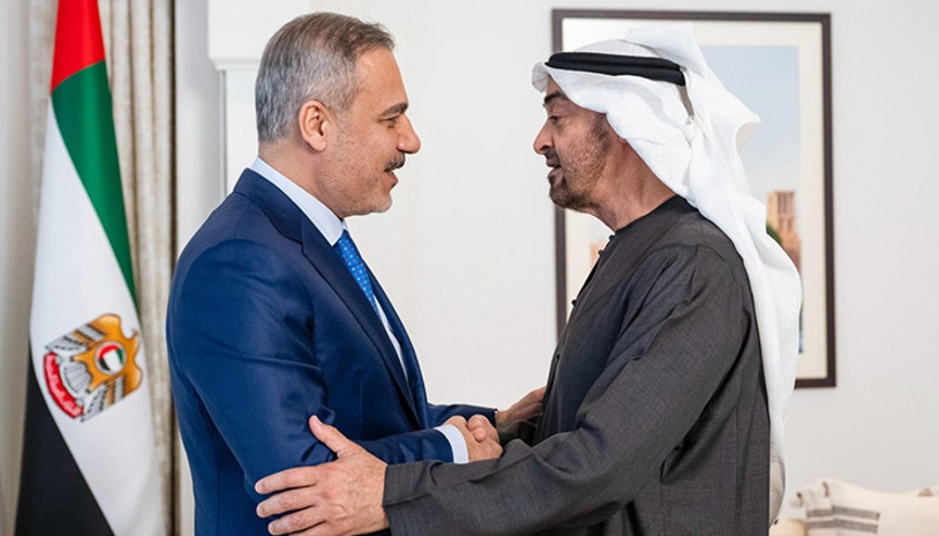 Dışişleri Bakanı Hakan Fidan, BAE Devlet Başkanı Bin Zayid ile görüştü