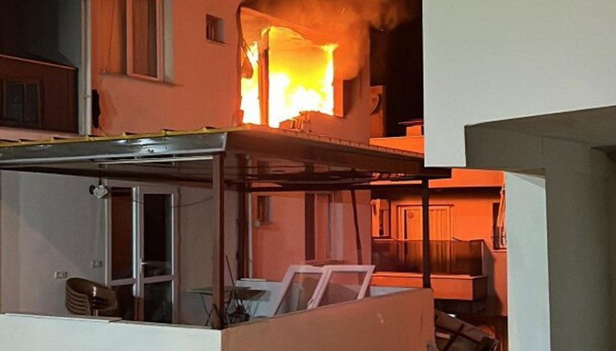 Aydın’da bir evin mutfağında patlamanın ardından yangın çıktı: 1 yaralı