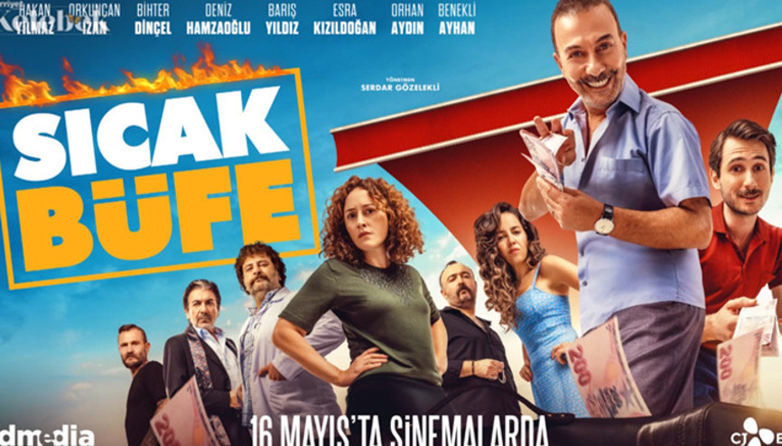 Sıcak büfe ismi gibi sıcak bir komedi, oynarken çok eğlendim