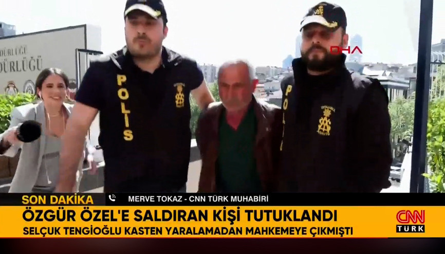 Özgür Özele saldıran kişi tutuklandı