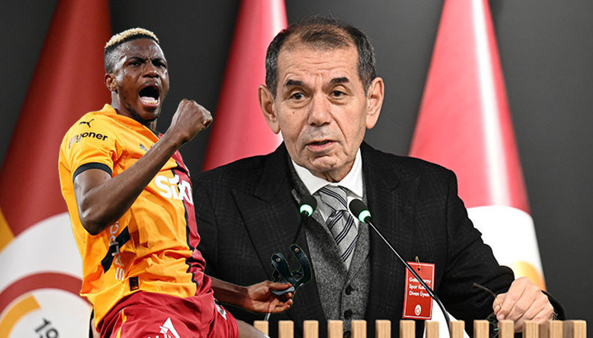 Galatasaray Başkanı Dursun Özbekten Osimhen ve transfer açıklaması