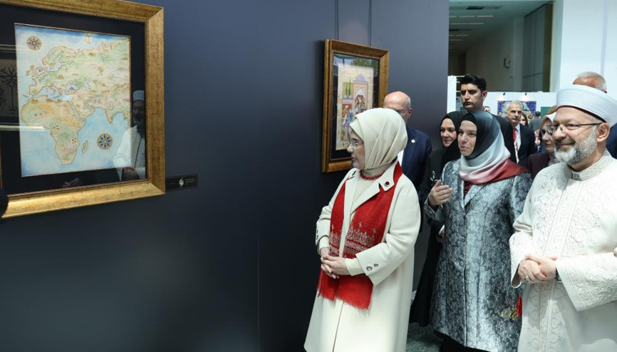 Emine Erdoğan, Uluslararası İslam Sanatları Fuarına katıldı