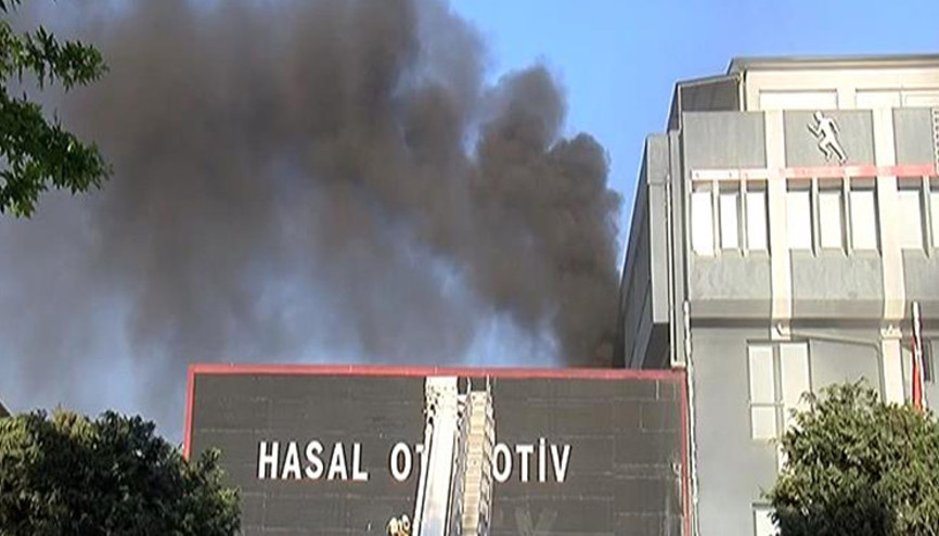 Bağcılarda fabrika yangını