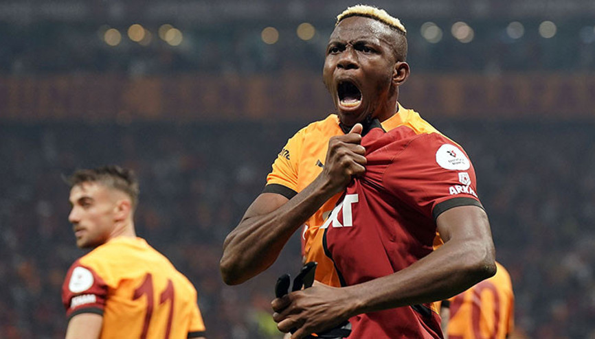 Osimhenden Galatasaraya dev katkı Her yerde kazandırıyor
