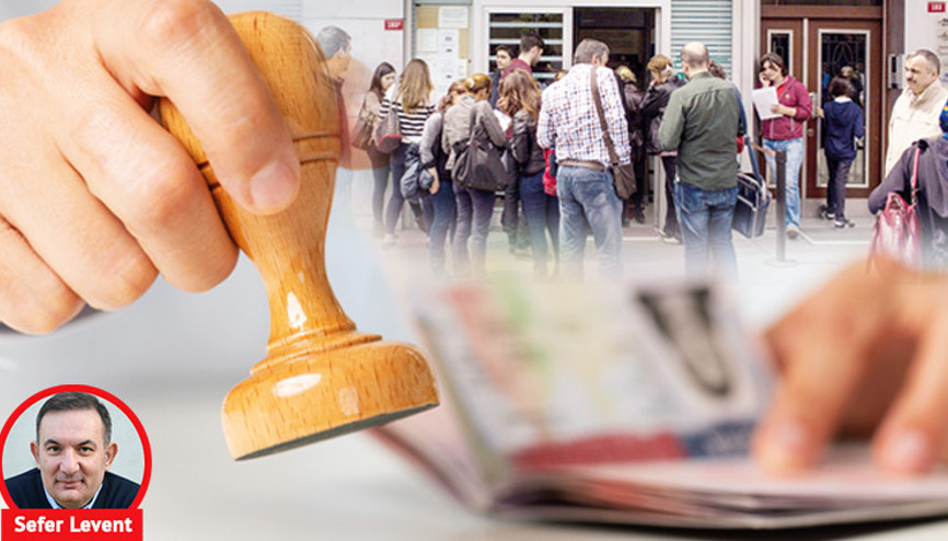 Vize simsarları işbaşında Vize simsarları işbaşında