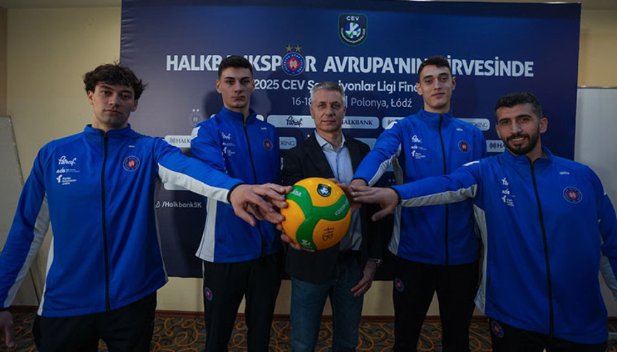 Halbank, CEV Şampiyonlar Ligi Final Four öncesinde basın toplantısı düzenledi