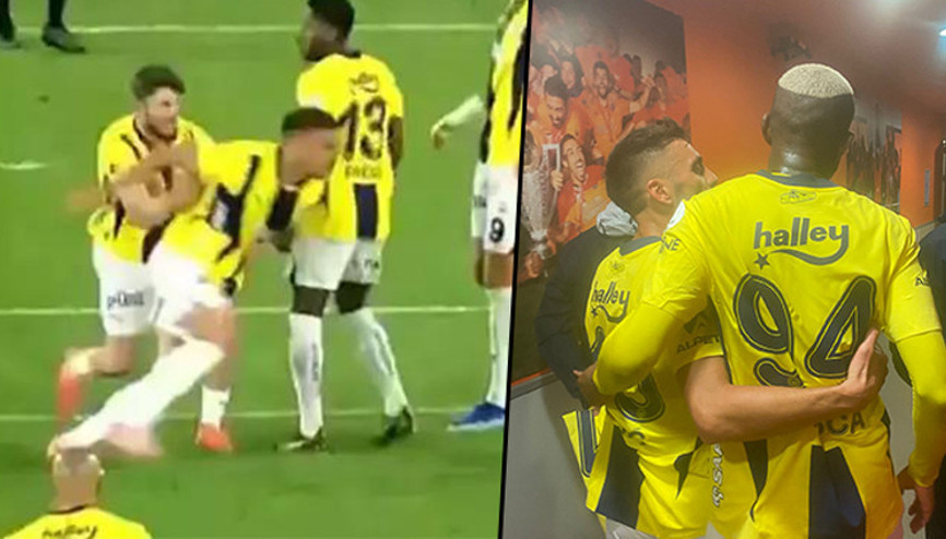 Fenerbahçede gerginlik Tadic ve Talisca tartıştı, tünelde barıştılar