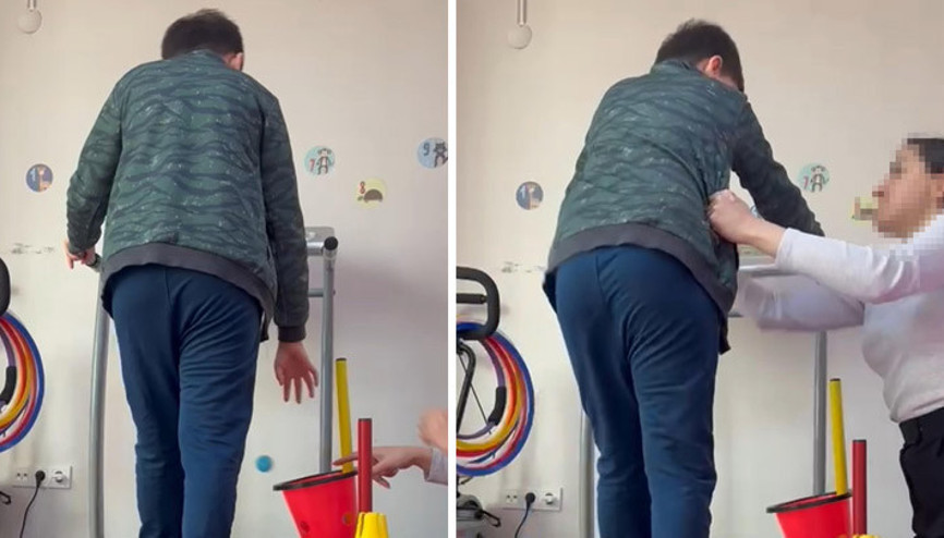 Tekirdağda otizmli çocuğa eğitmenden şiddet Yanlışlıkla görüntüleri aileye gönderdi