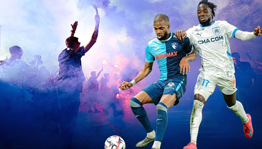 Le Havre taraftarı sahaya inmeye çalıştı, Marsilya 3 golle kazandı