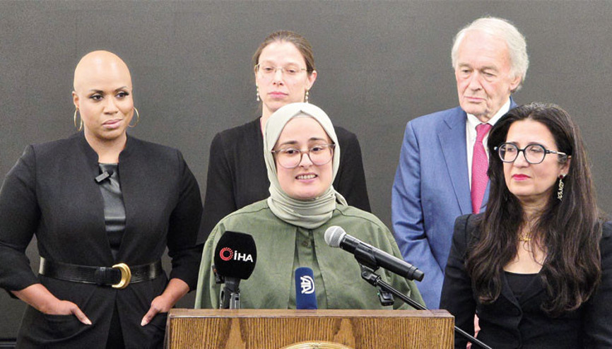 ABD’li senatörler Rümeysa’ya destek verdi ABD’li senatörler Rümeysa’ya destek verdi