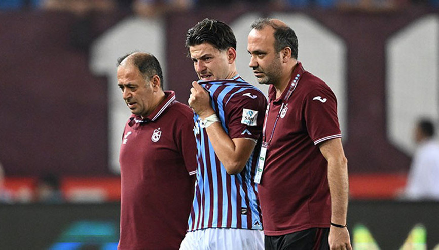 Trabzonspordan sakatlık açıklaması