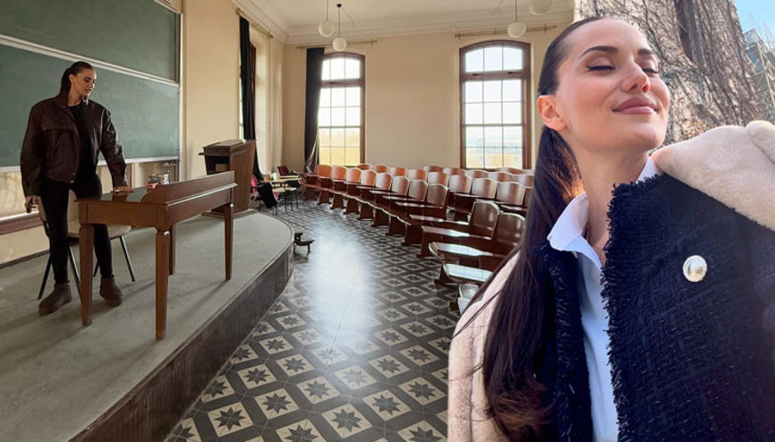 Yıllar sonra mezun olduğu okulda: Eski yuvamdayım