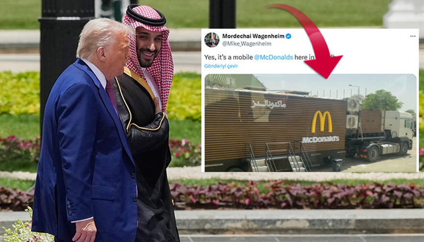 Suudi Arabistandan Trumpa özel McDonalds TIRı