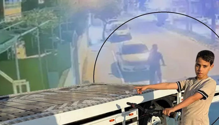 Tiktok’da gördüğü görüntüyü çekici üzerinde deneyen çocuk ölümden döndü: O anlar kamerada