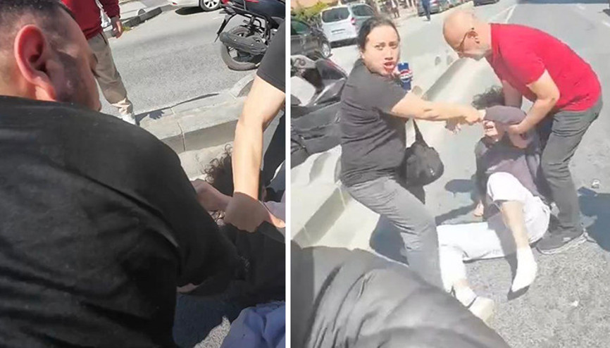 İstanbulda maganda dehşeti: Aracından inip yaya geçidindeki genci dövdü İstanbulda maganda dehşeti: Aracından inip yaya geçidindeki genci dövdü