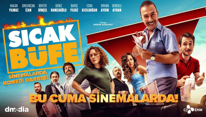 Komedi darbesi Sıcak Büfeye lezzetli gösterim