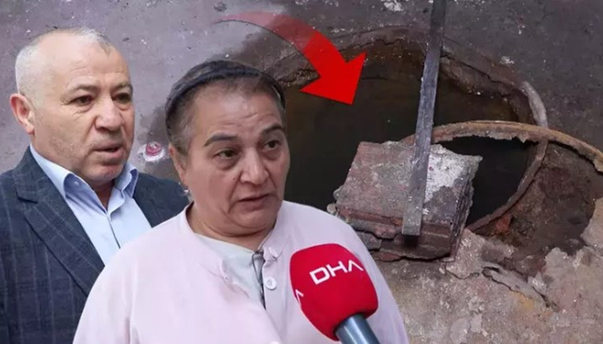 Bağcılar’da zemininde su çıkan sitede deprem korkusu Bağcılar’da zemininde su çıkan sitede deprem korkusu