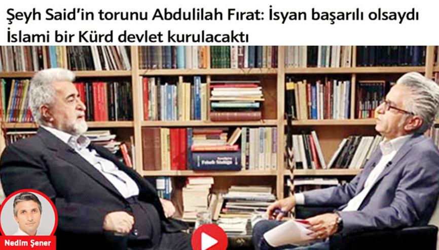 Vatan haini Şeyh Said’e karşı savunmamdır