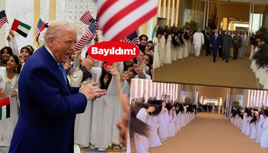 Trump için düzenlenen karşılama töreni dünya gündemine oturdu: BAEli kadınlardan Al Ayyala performansı Trump için düzenlenen karşılama töreni dünya gündemine oturdu: BAEli kadınlardan Al Ayyala performansı