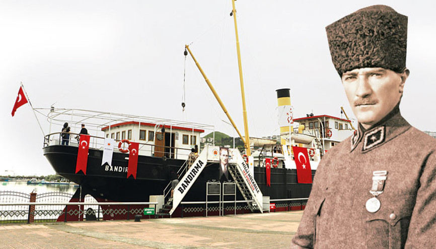 Atatürk’ün yaktığı 106 yıllık kurtuluş meşalesi