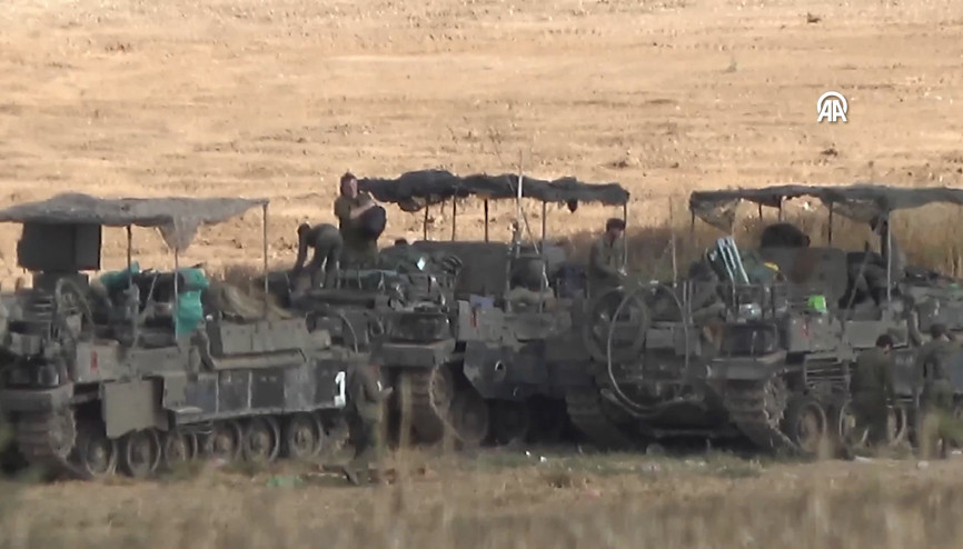 İsrail ordusunun Gazze sınırındaki askeri hareketliliği sürüyor