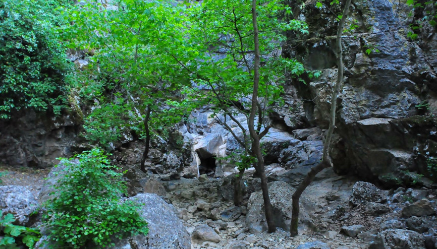 Manisada saklı kanyon kurudu Manisada saklı kanyon kurudu