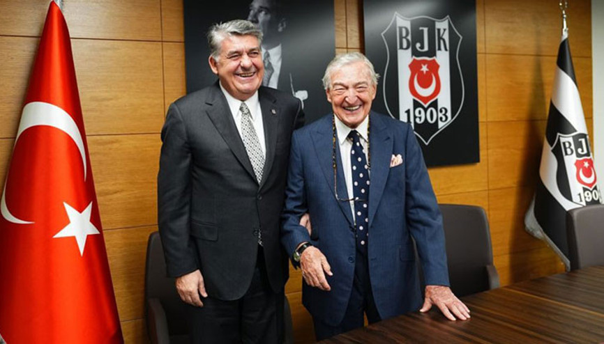 Rahmi Koçtan Serdal Adalıya tebrik ziyareti