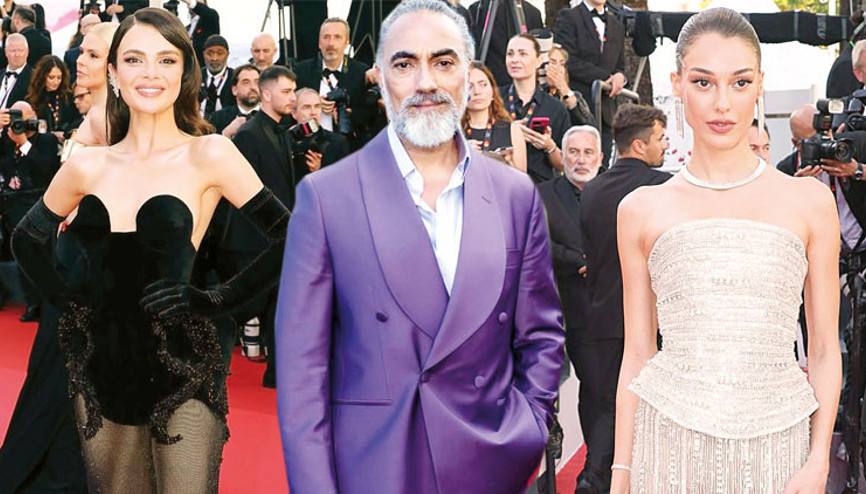 Türk oyuncuların kırmızı halıda Cannes çıkarması