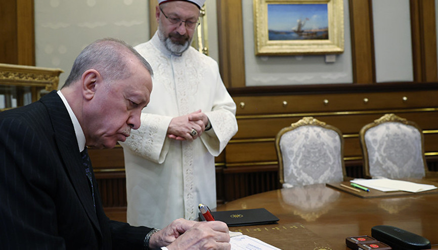 Cumhurbaşkanı Erdoğan, kurban bağışında bulundu